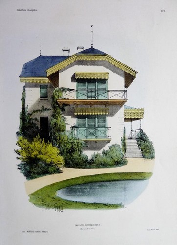 Fine antica litografia 1855