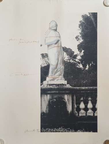 Christo litografia con - litografia,